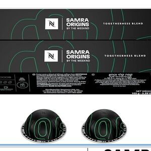 Nespresso I Samra Origins by The Weeknd Vertuo Double Espresso 20 pod 6/30/26